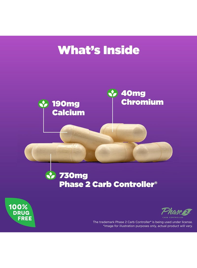 Natrol Carb Intercept Weight Management Dietary Supplement 1000mg - 60 Capsules - Image 3